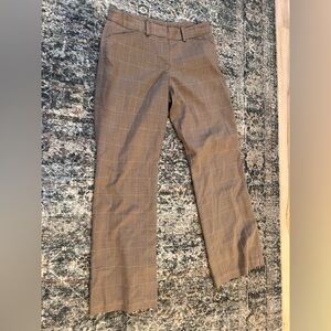 Women’s Brown Plaid Pants